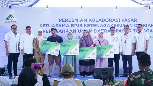 BPJS Ketenagakerjaan menggandeng Perumda Pasar Tohaga untuk memperluas perlindungan bagi pekerja di ekosistem pasar.