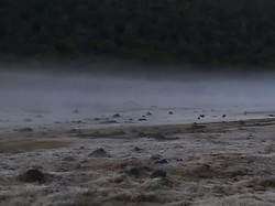 Kala Dua Gunung di Jabar Diselimuti Es
