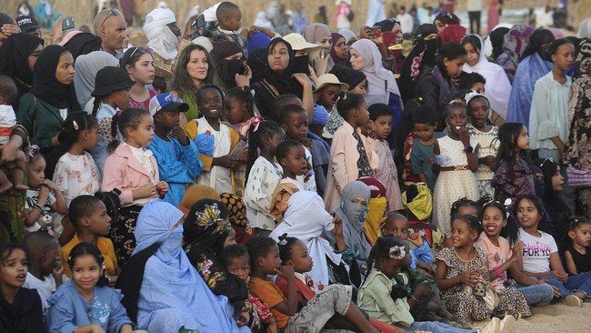 FOTO: Genderang Festival Kuno Sebeiba di Tengah Gurun Aljazair