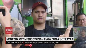 VIDEO: Menpora Optimis Stadion Piala Dunia U-17 Layak