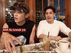 Seru! Taeyong NCT dan Jerome Polin Cicip Pisang Goreng hingga Durian