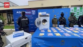 VIDEO: Chile Sita Narkoba Rp166 M, Disimpan dalam Kulkas-Mesin Cuci