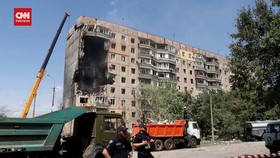 VIDEO: Rudal Rusia Bombardir Kryvyi Rih di Ukraina, 4 Tewas