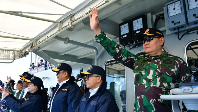 Panglima TNI Laksamana Yudo Margono meminta maaf soal ucapan 'piting' pendemo di wilayah Rempang, Kepulauan Riau (Kepri).