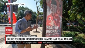 VIDEO: Baliho Politisi di Fasilitas Publik Rampas Hak Pejalan Kaki