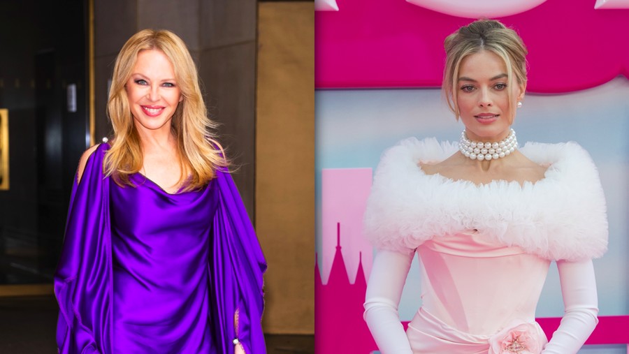 Kylie Minogue dan Margot Robbie Kylie Minogue dan Margot Robbie