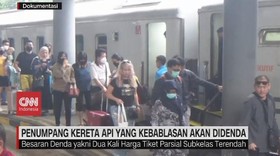 VIDEO: Penumpang Kereta Api Yang Kebablasan Akan di Denda