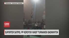 VIDEO: Suporter Satpol PP Keroyok Wasit Turnamen Badminton