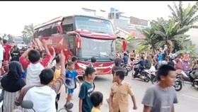 VIDEO: Polisi Razia Bus Berklakson Telolet di Kota Tangerang