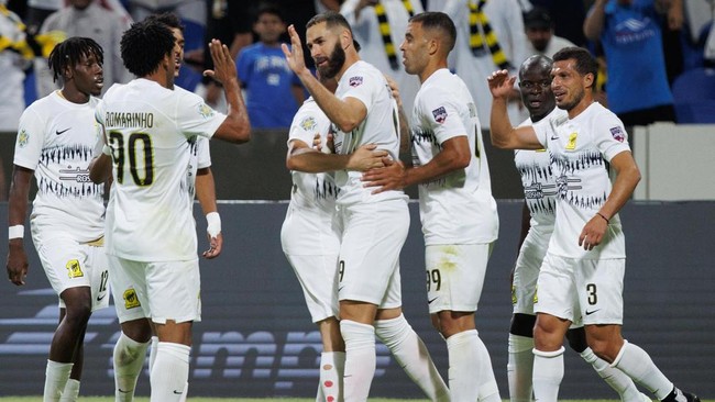 Karim Benzema membuktikan masih tajam sebagai penyerang dengan bukti tiga gol dalam tiga laga Liga Champions Arab.