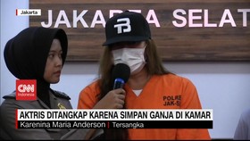 VIDEO: Karenina Maria Anderson Ditangkap Karena Simpan Ganja di Kamar