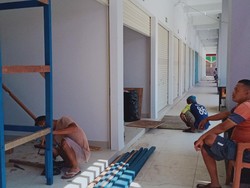 Pedagang Mulai Tata Kios Jelang Peresmian Pasar Gedhe Klaten