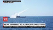 VIDEO: Peluncuran Empat Rudal TNI AL saat Operasi Laut
