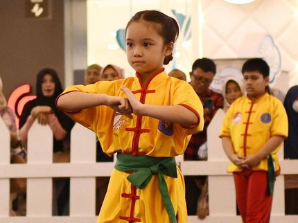 7 Potret Gempi Anak Gading dan Gisel saat Olahraga Wushu, Cantik dan Berprestasi Bun