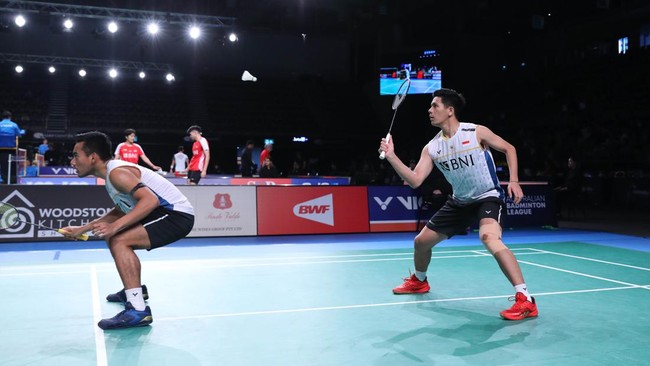Pramudya Kusumawardana/Yeremia Yacob Rambitan lolos ke babak 16 besar Hong Kong Open 2023 usai mengalahkan ganda Jepang Ayato Endo/Yuta Takei, Selasa (12/9).