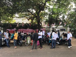 Rumah Guruh Soekarnoputra Dijaga Sekelompok Orang Jelang Dieksekusi PN Jaksel