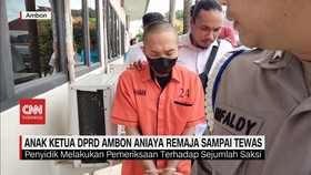 VIDEO: Siswa Tewas Dipukul, Anak Ketua DPRD Ambon Ditangkap