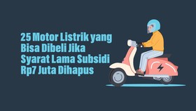 INFOGRAFIS: Daftar Harga 25 Motor Listrik Subsidi Rp7 Juta