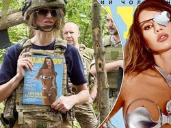 Istri Politisi Ukraina Jadi Model Playboy Setelah Selamat Dari Penembakan