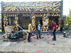 2 Markas Pemuda Pancasila di Semarang Dirusak OTK