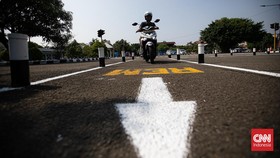 Penampakan Ujian Praktik Baru SIM C Langsung di Jalan Raya