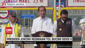 VIDEO: Presiden Jokowi Resmikan Tol Bocimi Seksi II