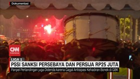 VIDEO: PSSI Sanksi Persebaya dan Persija Rp25 Juta
