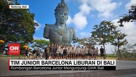 VIDEO: Tim Junior Barcelona Liburan di Bali