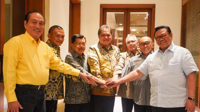 JK Dukung Airlangga Solidkan Golkar untuk Menangkan Pemilu