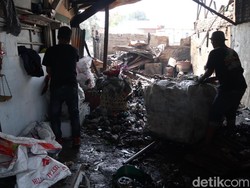Pasrahnya Erik Kala Api Lalap Pasar dan Tempat Tinggalnya