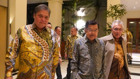 JK Yakin Airlangga Mampu Solidkan Golkar untuk Menang di Pemilu 2024