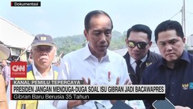 VIDEO: Jokowi: Jangan Menduga-duga Soal Isu Gibran Jadi Bacawapres