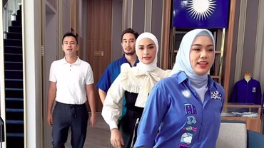 Sebelumnya Datang ke Rumah ZUlhas, Kini Raffi Ahmad Sambangi Kantor DPP PAN,