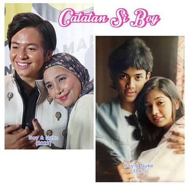 Foto Bareng Angga Yunanda, Ayu Azhari Kenang 'Catatan Si Boy' 1987