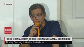 VIDEO: Dituduh Hina Jokowi, Rocky Gerung Minta Maaf Bikin Gaduh