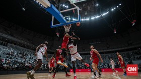 FOTO: Kehilangan Big Man, Timnas Basket Indonesia Ditekuk Suriah