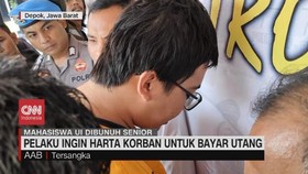 VIDEO: Motif Pelaku Pembunuhan Mahasiswa UI