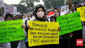 Alasan Honorer Tak Dapat THR dan Gaji ke-13 dari Pemerintah