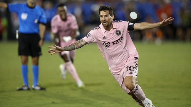 Magis Lionel Messi masih berlanjut meski sudah pindah ke klub MLS Inter Miami. Kualitasnya masih mumpuni atau lawan-lawannya kini lebih ringan?
