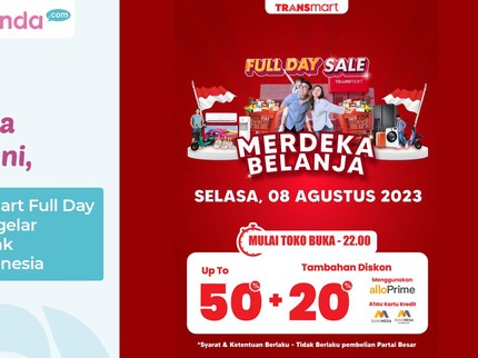 Hanya Hari Ini, Transmart Full Day Sale Digelar Serentak se-Indonesia