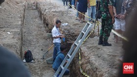 Polisi: Kerangka Manusia di Lokasi Proyek Benteng Keraton Utuh