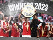 FOTO: Langkah Dramatis Arsenal Juara Community Shield