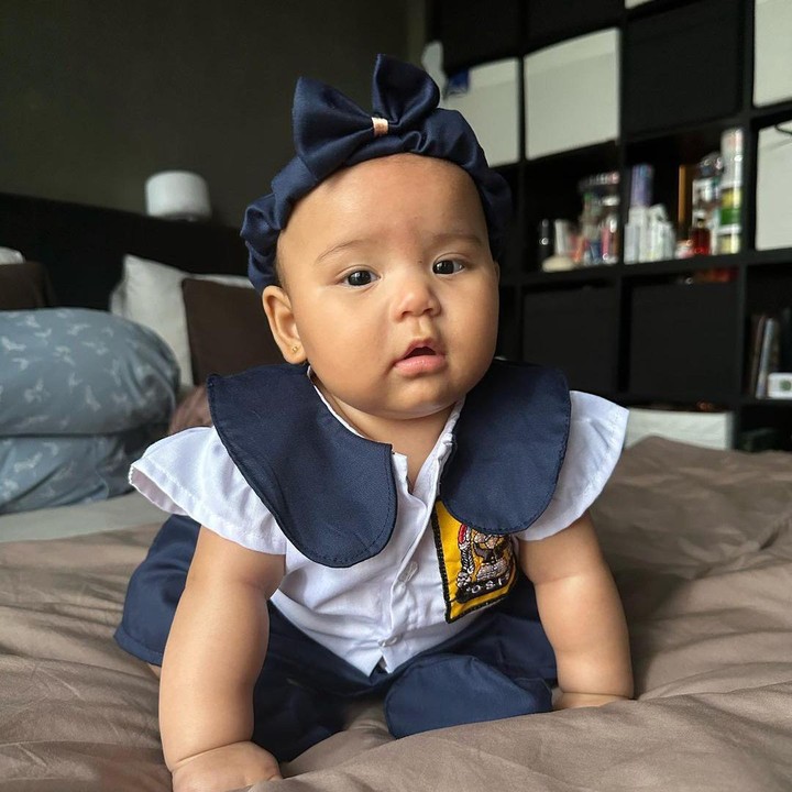 <p>Baby Nae lahir pada Kamis, 13 Desember 2022. Kini, Nae sudah memasuki usia 8 bulan dan mulai diberikan makanan pendamping ASI (MPASI). (Foto: Instagram: @adipati)</p>