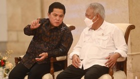 Erick Thohir Merasa Banyak Utang Budi ke Basuki Hadimuljono