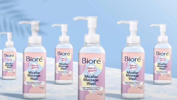 Biore Makeup Remover Micellar Massage Wash, Produk Praktis untuk Membersihkan Wajah dalam Satu Tahap