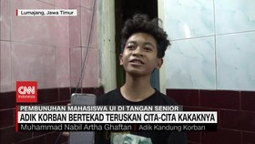 VIDEO: Adik Korban Bertekad Teruskan Cita-cita Kakaknya di UI