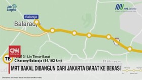 VIDEO: MRT Bakal Dibangun Dari Jakarta Barat ke Bekasi