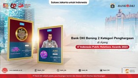 Bank DKI Sabet 2 Penghargaan di Indonesia Public Relations Awards 2023