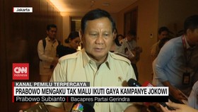 VIDEO: Prabowo Mengaku Tak Malu Ikuti Gaya Kampanye Jokowi