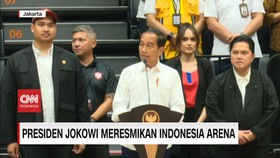 VIDEO: Presiden Jokowi Meresmikan Indonesia Arena